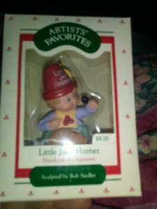 Hallmark Keepsake LITTLE JACK HORNER  1988 VINTAGE CHRISTMAS ORNAMENT  