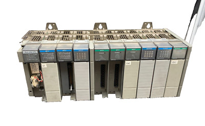 ALLEN BRADLEY SLC 500 1746-IB32+ 1746-NI4 + 1746-0B16 + 1746-NIO41 + 1746-A10