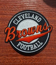 Cleveland Browns Patch 3" NFL Football Dawg Pound Embroidered Iron On Patch