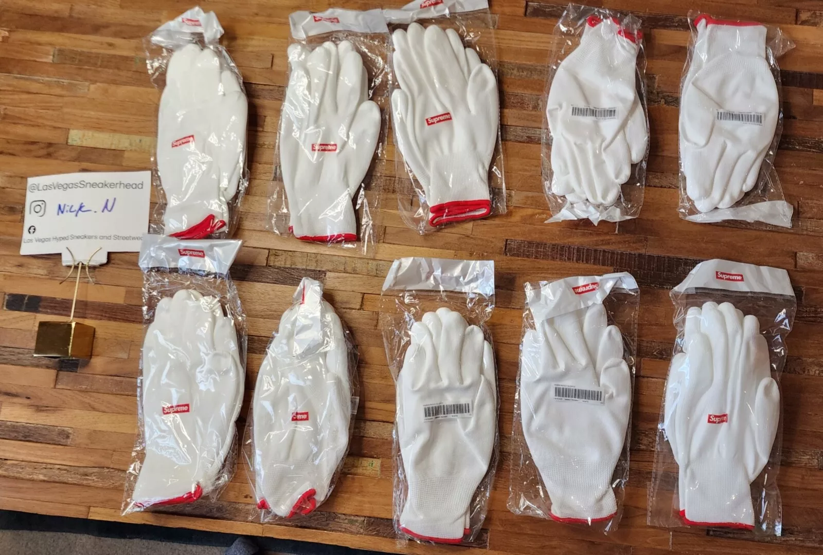 ┥ Gants caoutchoutés Supreme FW20 100 % AUTHENTIQUES NEUFS À LA MAIN PRÊTS À ÊTRE EXPÉDIÉS 2