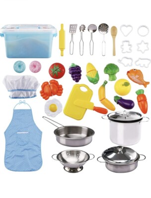 37-piece Kids Deluxe Chef Playset