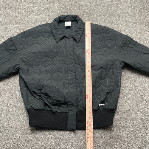 Nike Jacket Adult Small Black Essential Quilted Puffer Full Zip Puffer Ladies - Picture 5 of 10