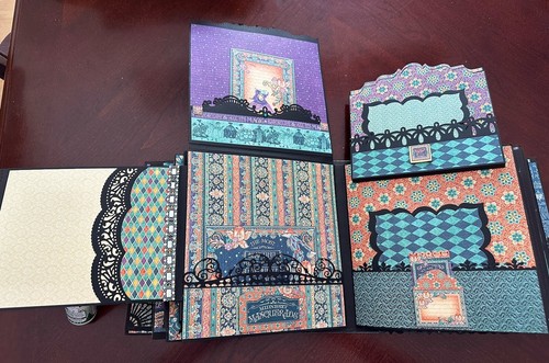 Handmade Album Using Graphic 45 Midnight Masquerade - Picture 18 of 24