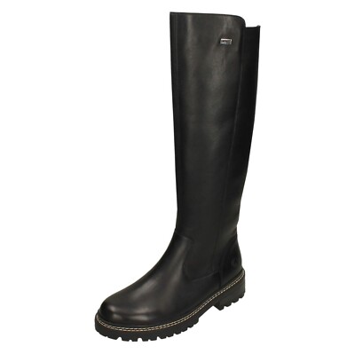 Ladies Remonte Adjustable Calf Width Knee High Boots - D0B72