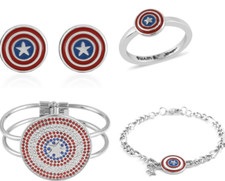 Marvel Comics Captain America Shield Jewelry -Your Choice