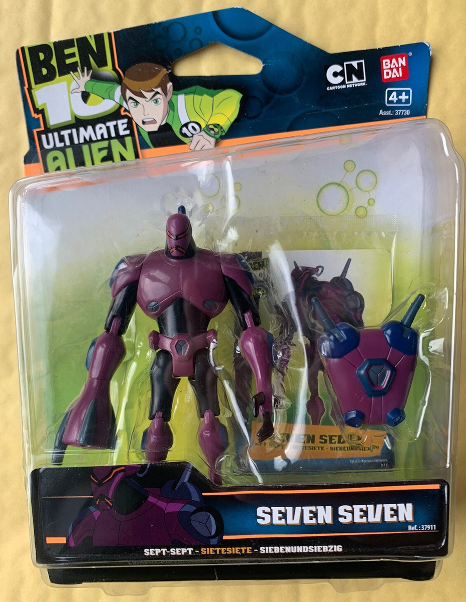BEN 10 TEN ULTIMATE ALIEN SEVEN SEVEN ACTION FIGURE! 4 INCH