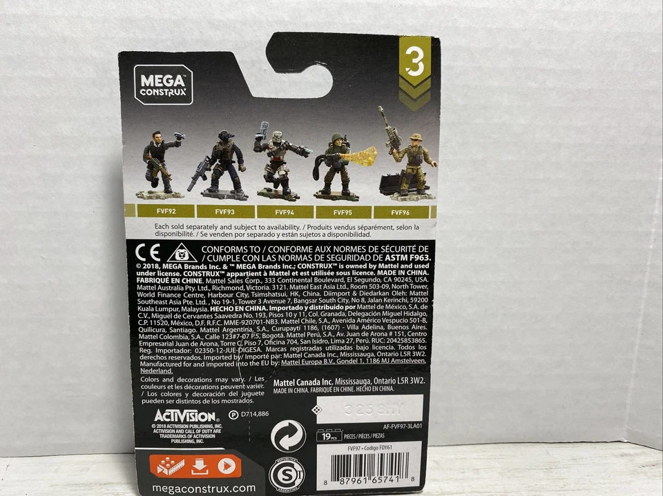 CALL of DUTY -Specialist "Battery FVF97 Series 3 Mega Construx - Image 3 of 3