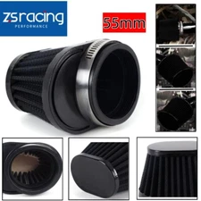 For Motocross Scooter Air Pods Cleaner Motorcycle High Flow Air Filter 55mm/2.17