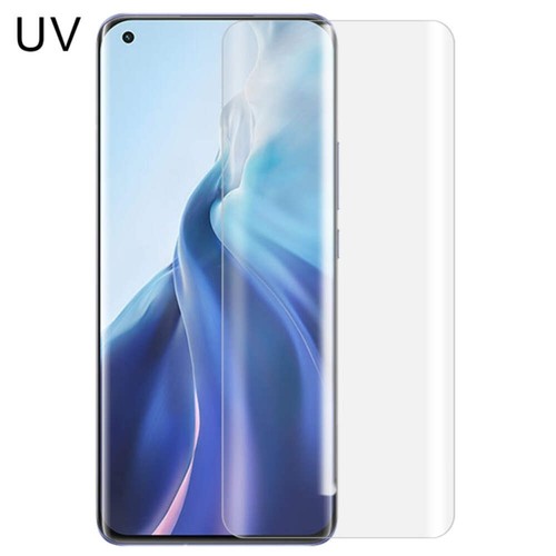 Xiaomi Mi 11 UV Liquid Curved Full Glue Tempered Glass - 第 1/9 張圖片