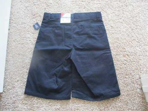 BNWT Izod Big boys formal/school uniform pleated shorts, Size 12, cotton blend - Picture 3 of 14