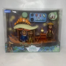 Disney Raya And The Last Dragon Crew Shrimporium Boat Petite Playset Shrimp Doll