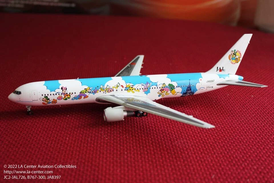 JC Wing Japan Airlines Boeing 767-300 Disney Dream Express Diecast