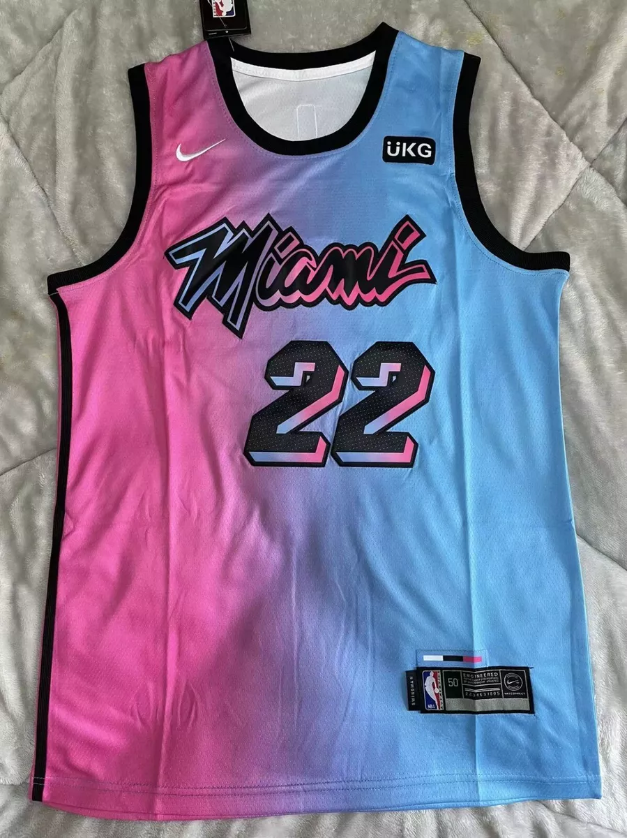 heat pink and blue jersey