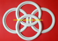 Atlas Classic White side walls R18 Tyre 4 Add on insert Trim Set.Fakewall #13