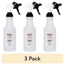 (3 pack) Stout Stuff  Wide Mouth All-Angle Empty Spray Bottle, 32 fl oz