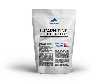 L-Carnitina 800mg ms HCA 200mg tabletas Quemador de grasa | eBay
