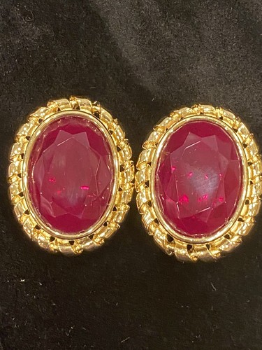 Juego de Pendientes y Collares de Cristal Enchapados en Oro Givenchy de Colección - Imagen 6 de 9