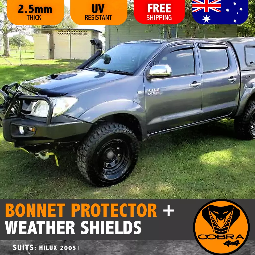 Bonnet Protector Weathershield Suitable For Toyota Hilux 2005