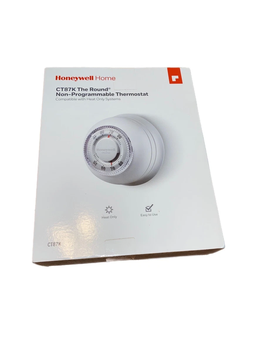 Honeywell Home CT87K The Round Non Programmable Thermostat