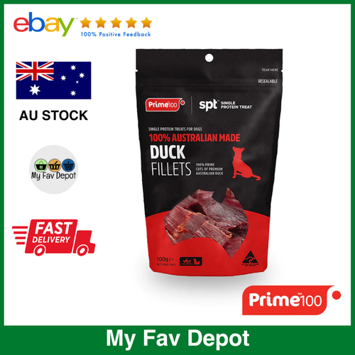 Prime100 SPT Single Protein Duck Jerky Dog Treats 100g
