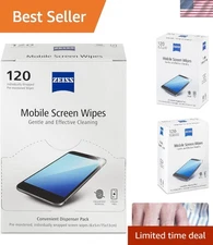 Gentle & Effective 120 Count Pre-Moistened Wipes for All Devices – On-The-Go