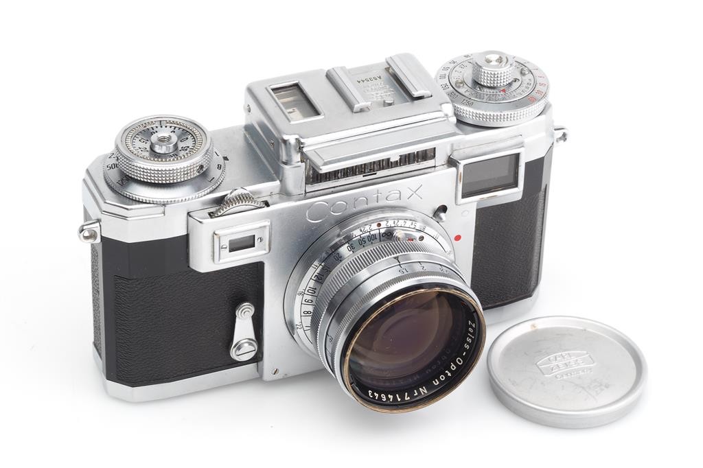良品 ZEISS IKON CONTAX IIIa Sonnar50mmF1.5 Zeiss Contax III Rangefinder WARTIME camera. Sonnar 50mm F