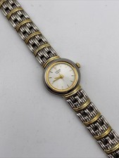Citizen Watch Women 19mm Silver Dial Two Tone Round 5930-S72242 New Battery 6.25