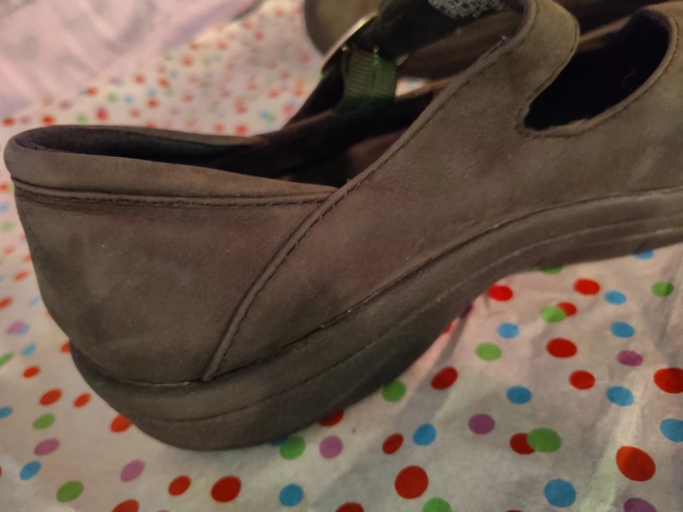 Zapatos de vestir Keen para mujer talla 10 cuero azul Mary Jane planos inserción extraíble Foto 4 de 4