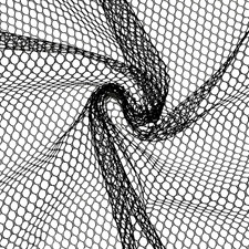 59 X 39 Inch Black Mesh Fabric Soft Mesh Netting Slightly Stretchy Nylon Netting