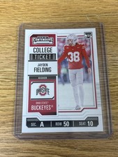 2025 Panini NIL Ohio State Contenders Jayden Fielding Rookie College Ticket #11