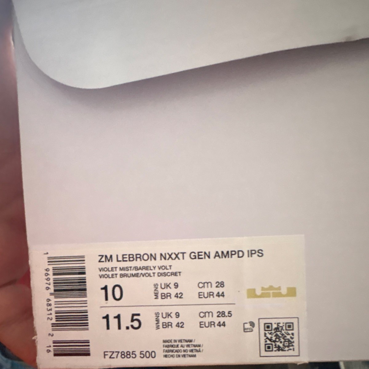 Nike Zoom LeBron NXXT Gen AMPD IPS I Promise FZ7885-500 Multicolor