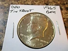 1965 KENNEDY HALF DOUBLE DIE OBVERSE T IN TRUST GEM    WW50