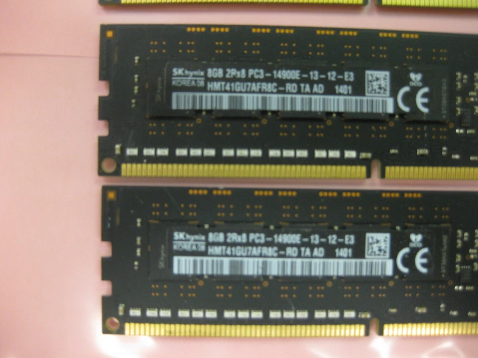 32GB (4x8GB) PC3-14900E DDR3-1866MHz 2Rx8 ECC SK Hynix HMT41GU7AFR8C-RD - Image 4 of 4