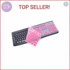 Silicone Keyboard Skin Cover Protector Compatible for Logitech K120 MK120 Full