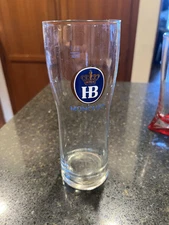 New Old Stock Hofbrau 0.5L Germany Beer Glass HB Munchen