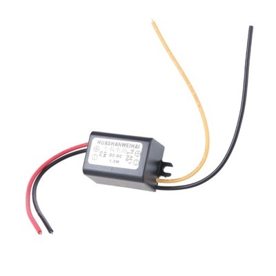 Efficient Voltage Converter Module 5V2A to 1.5V1A Car Voltage Reducer with Cable