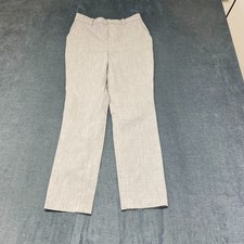 Uniqlo Dress Pants Womens S 27x26 Heather Gray Stretch Formal Classic Business
