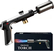 Propane Torch, 3272°F Propane Torch Gun High Heat Torch Lighter with Adjustable