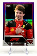 2023 Topps Chrome Formula 1 F1 Charles Leclerc #6 Purple /399