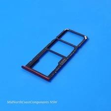 Oppo Realme C15 2021 Dual Sim Tray Double Sided Card Replacement Red