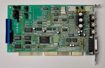 Logitech Soundman Games ISA Soundkarte (Media Vision Jazz MVD1208, OPL3, 1993)