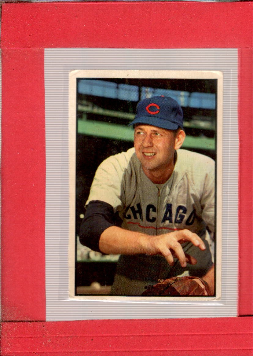 1953 Bowman Color #110 Bob Rush VG Very Good Cubs ID:67219