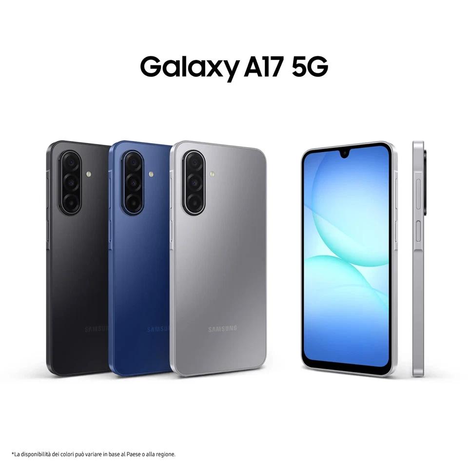 SAMSUNG GALAXY A17 5G DUAL SIM ANDROID 15 AMOLED 6.7 4GB RAM 128GB BLU GARANZIA - Immagine 3 di 4