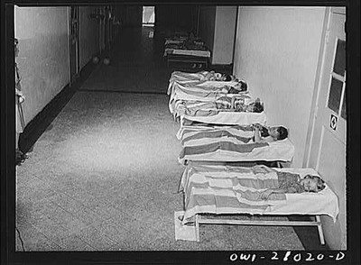 Texas 1930s Extended School Day Program Children Public Schools Sleeping