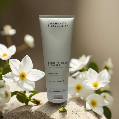Pore-Refining Facial Detox | Gel Cleanser by Community Sixty-Six   5.0 fl oz