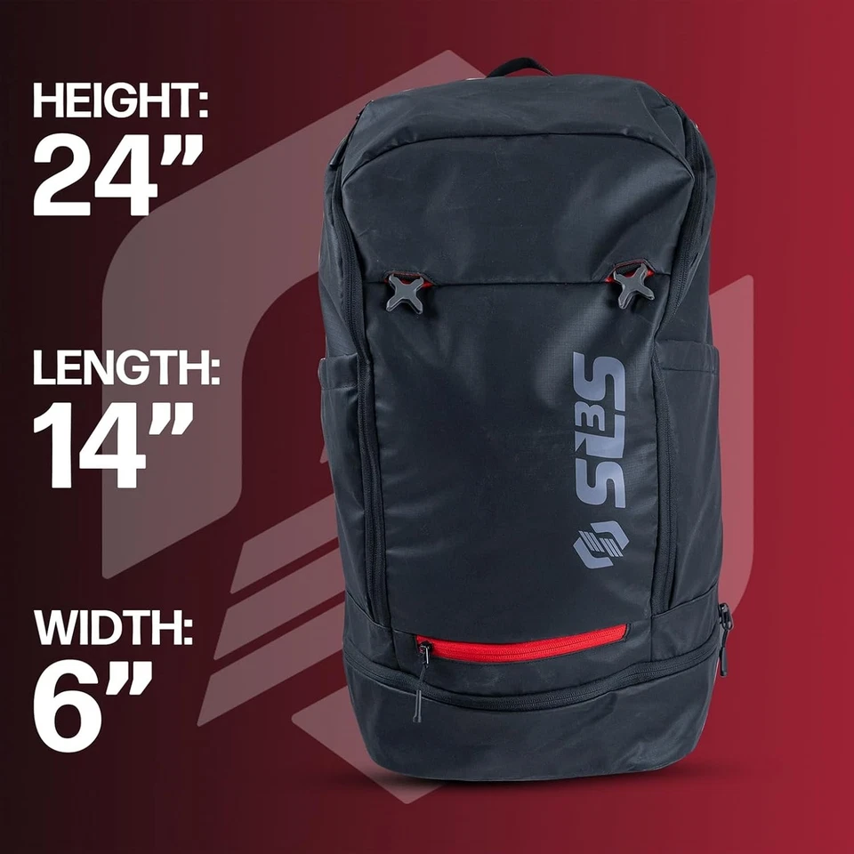 Mochila de Triatlón SLS3 35L Bolsa de Transición Compartimentos Secos y Húmedos Grandes Equipo de Triatlón Foto 3 de 4