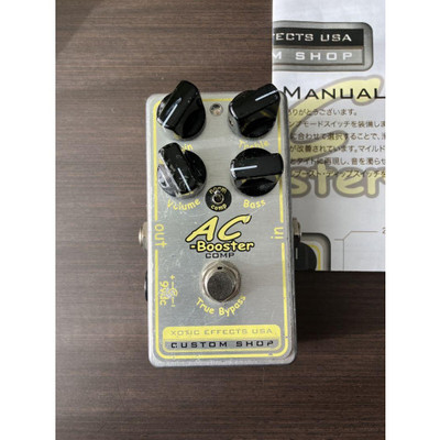 XOTIC AC Booster Comp Guitar Overdrive Pedal Used Tested W60