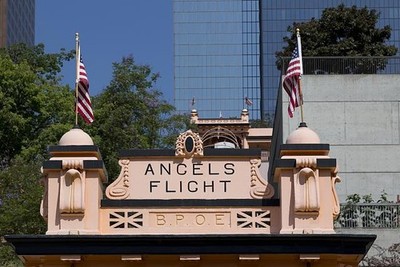 Bunker a railway of Hill in the landmark is funicular district Flight Angels