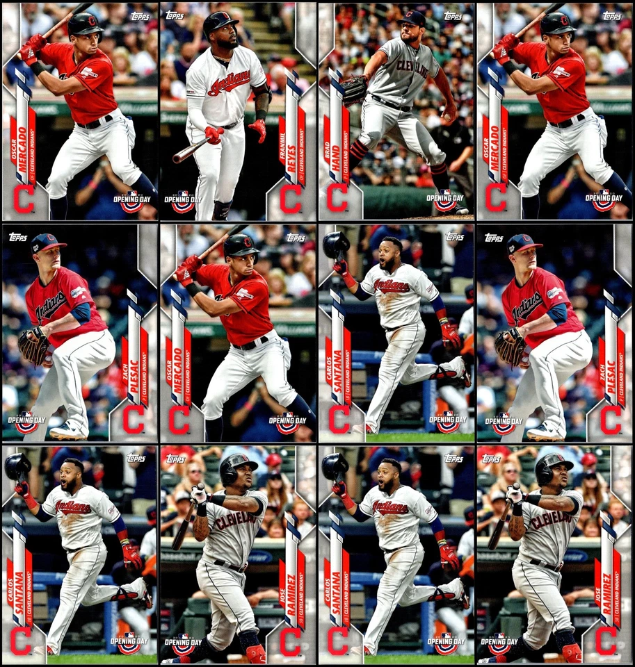 Lote de cartas Topps Opening Day Cleveland Indians (59) - NÃO PERCA – PRÓXIMA VEZ... - Imagem 4 de 4