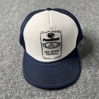 Vtg 1980s Penn State PSU Nittany Lions Trucker Hat 100 Proof Alcohol Parody 80s